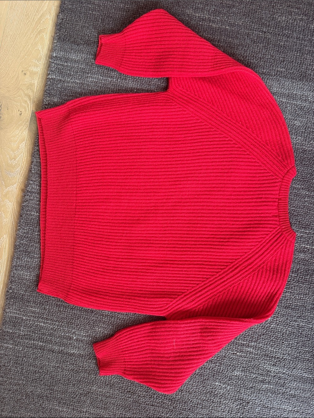Vintage Kenzo Fisherman Wool Sweater Cherry Red - Picture 4 of 4